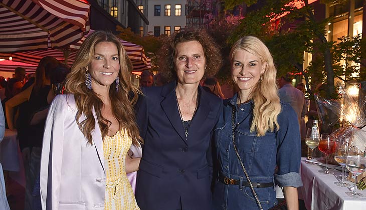 Natalie Lefevre, Natascha Grün, Innegrit Volkhardt:: 20 Jahre Brenner, Sommerfest in München am 20.07.2023 ©Foto: Brauer Photos / Goran Nitschke für Kull & Weinzierl
